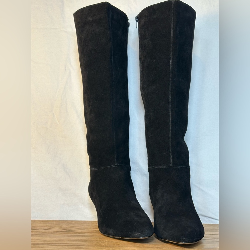 Corso Como Black Suede Knee-High Boots | Women’s Size 10 | EUC - Picture 13 of 16